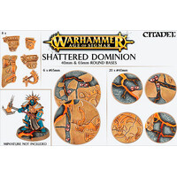 Shattered Dominion 40+65 mm runde baser Warhammer Age of Sigmar